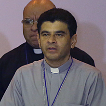 Monseñor Rolando Álvarez, en una fotografía de archivo