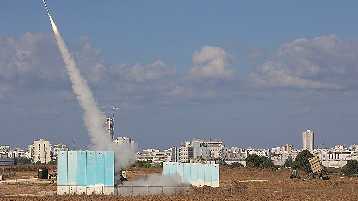 Contraataque de Israel tras el lanzamiento de cohetes desde Gaza|
