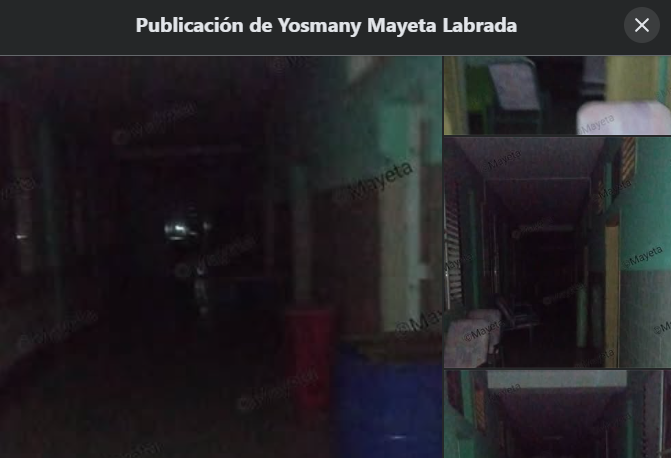 Imágenes difundidas por Mayeta.