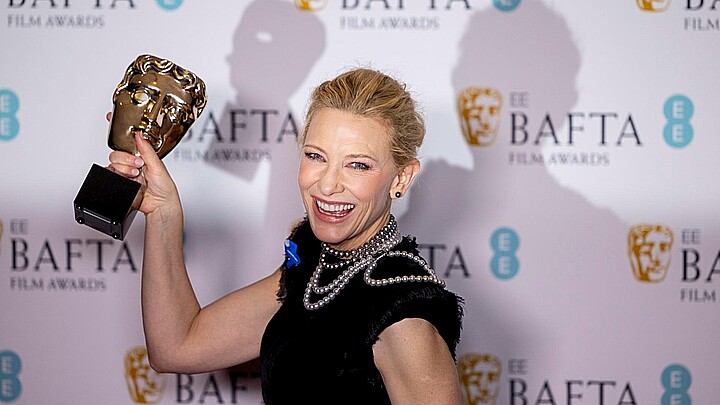 La actriz australiana Cate Blanchett ganó este domingo el Bafta a mejor actriz protagonista por su interpretación en la película “Tár”