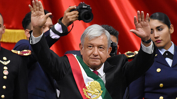 Andres Manuel Lopez Obrador takes oath as Mexico's new president during the 65th Mexican presidential inauguration, Dec. 1, 2018 In Mexico City