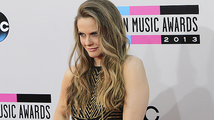 Alicia Silverstone at the 2013 American Music Awards at Nokia Theater L.A. Live on November 24, 2013 in Los Angeles, California