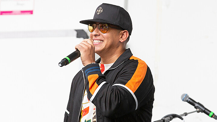  Daddy Yankee celebrates release of single Made For Now during 44th annual Harlem Week at St. Nicholas Park
