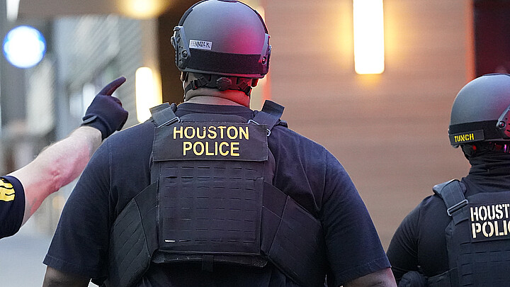 Police in Houston, Texas, USA