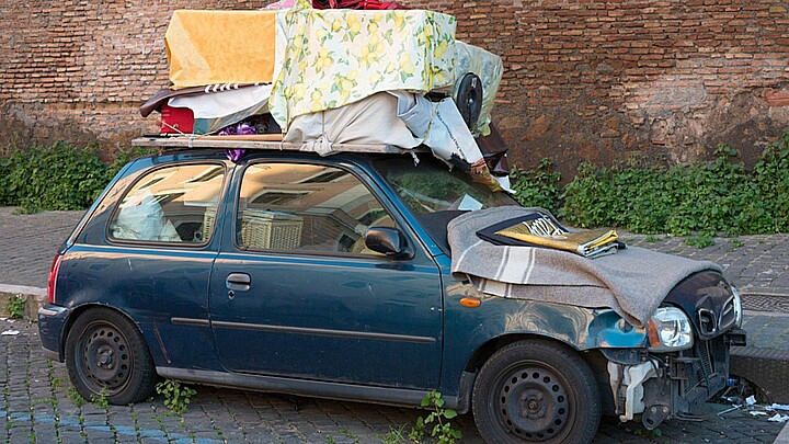 Vivir en un carro