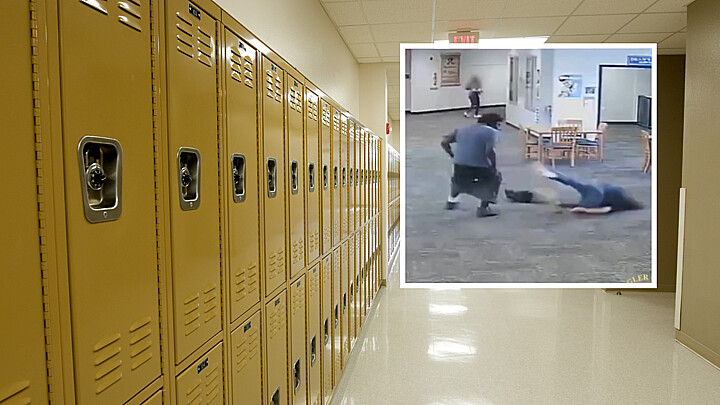 Paso alto con Lockers en la secundaria y un pantallazo video agresión