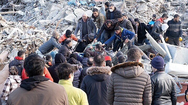 7 de febrero de 2023: Terremoto en Turquía, kahramanmaras