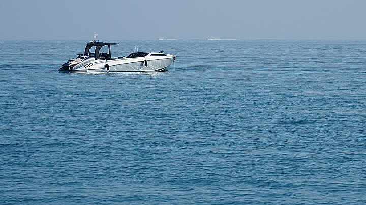 Boat in lake 