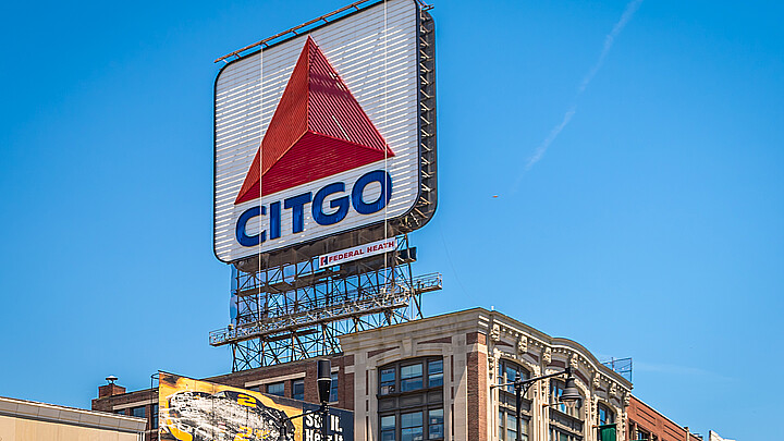 Citgo sign in Kenmore Square, Boston, Massachusetts 