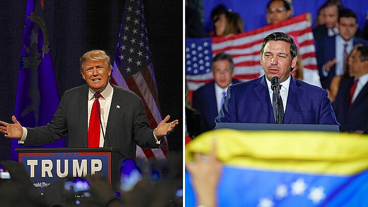 Former President Donald Trump & Florida Governor Ron DeSantis