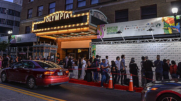  Inauguración de la 37° edición del Festival de Cine de Miami en las instalaciones del Teatro Olympia.