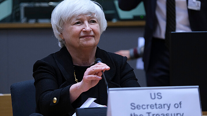 La secretaria del Tesoro de Estados Unidos, Janet Yellen