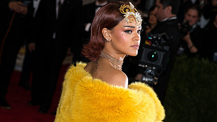 Rihanna attends 'China: Through The Looking Glass' Costume Institute Gala, held at the Metropolitan Museum of Art in New York City, New York in 2015