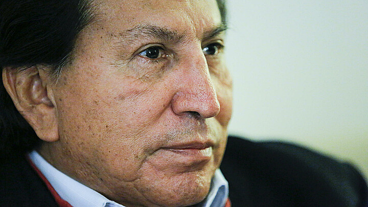 El expresidente peruano Alejandro Toledo