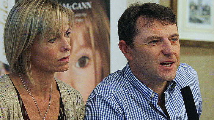 Garry y Kate McCann, los padres de Madeleine, la niña británica desaparecida en Portugal hace cuatro años