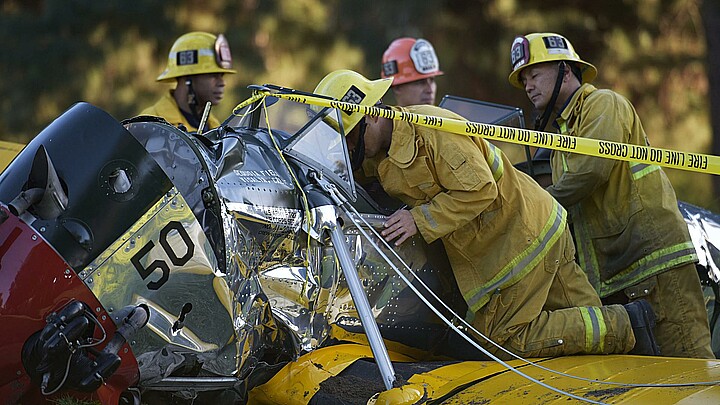 Las autoridades señalaron que las cuatro personas fallecidas en el accidente eran las únicas que se encontraban dentro de las avionetas.