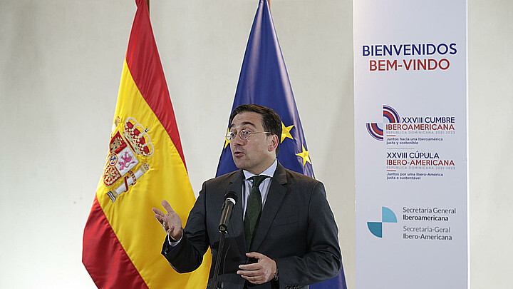 El ministro de Asuntos Exteriores, Unión Europea y Cooperación del Gobierno de España, José Manuel Albares