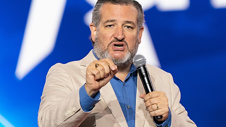 El senador republicano por Texas Ted Cruz 