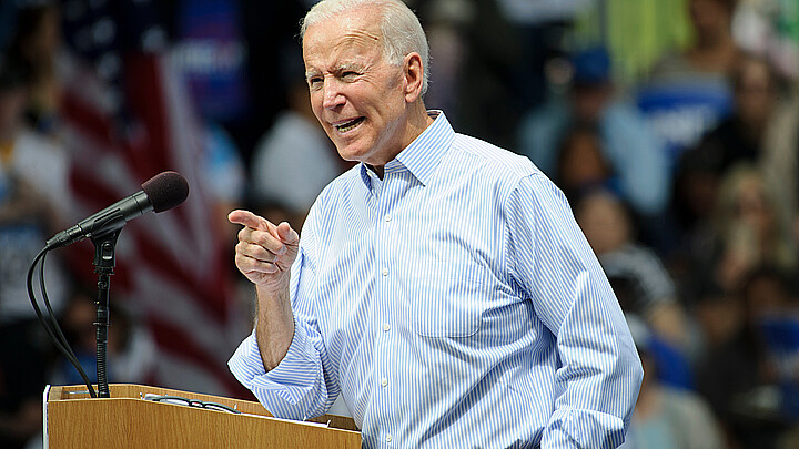 Joe Biden formally launches his 2020 presidential campaign during a rally May 18, 2019, at Eakins Oval in Philadelphia
