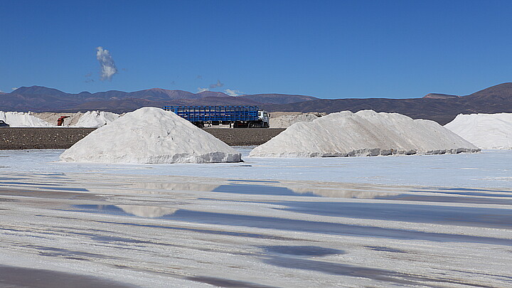 Chile's Salar de Atacama salt mines, which possess much of the country's lithium