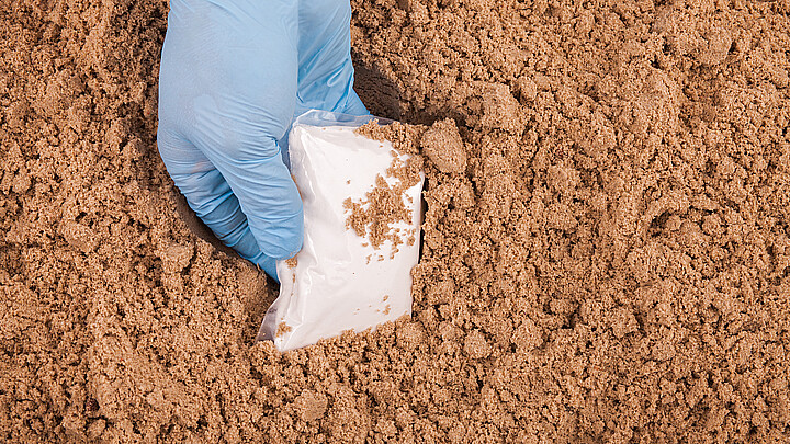 Cocaine found on beach 