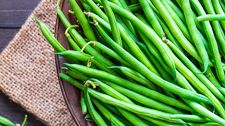 Green beans, vegetables