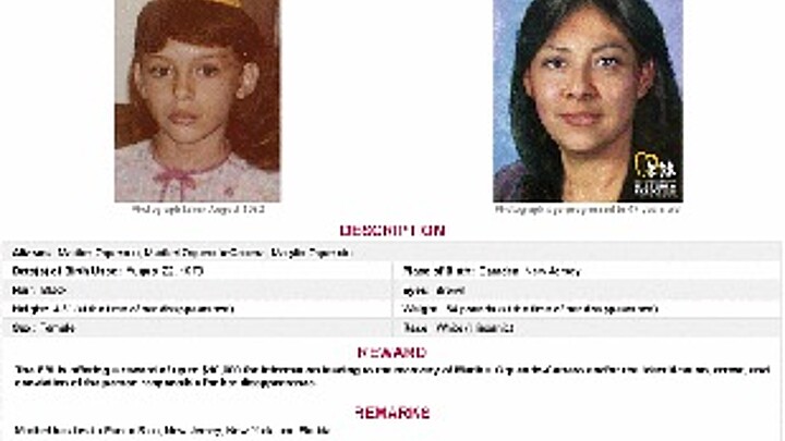 Maribel Oquendo FBI missing poster