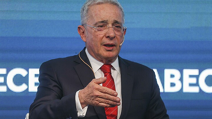 Álvaro Uribe, expresidente de Colombia