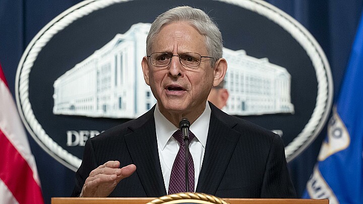 El fiscal general de Estados Unidos, Merrick Garland