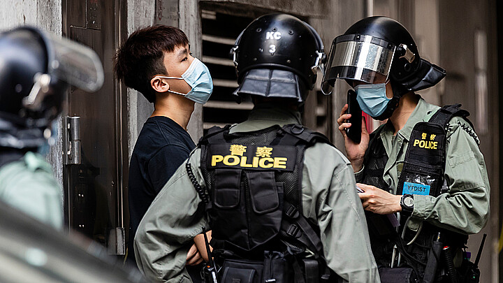 Joven de Hong Kong detenido por la Policía