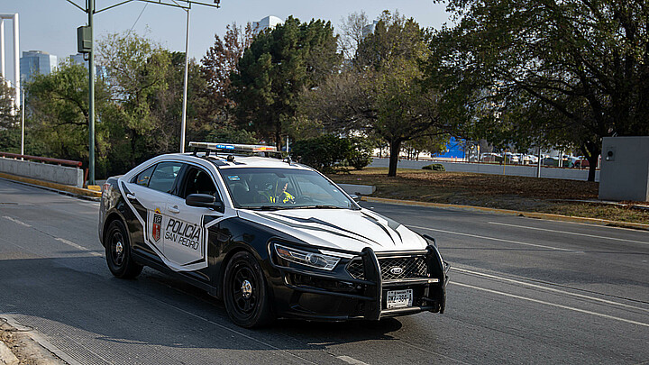 Patrulla policía México