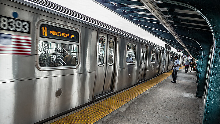 Estación de tren en Nueva York