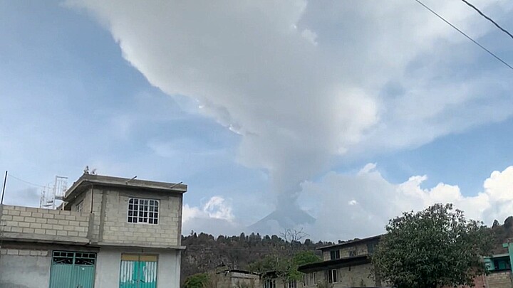 Volcán en actividad