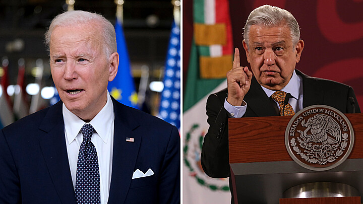 President Joe Biden and Mexican President Andres Manuel Lopez Obrador