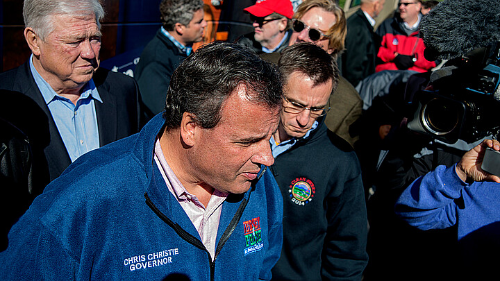 Former Republican New Jersey Governor Chris Christie in 2014
