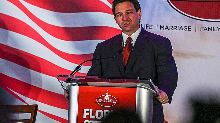 El gobernador de Florida, el republicano Ron DeSantis