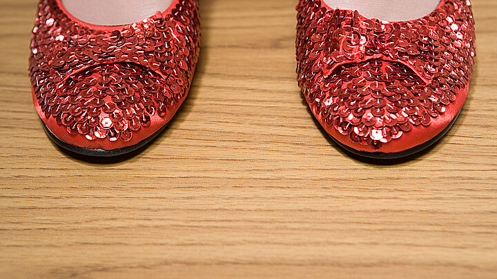 Red slippers