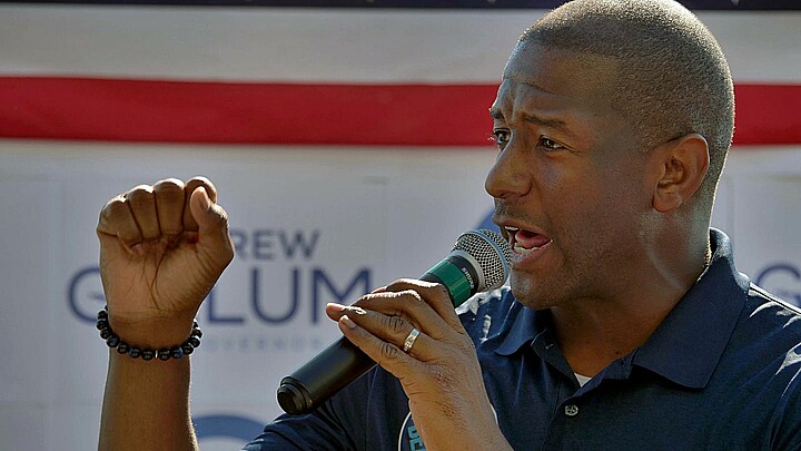 Demócrata Andrew Gillum