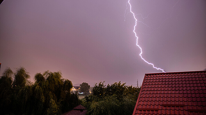 Lightning strike 