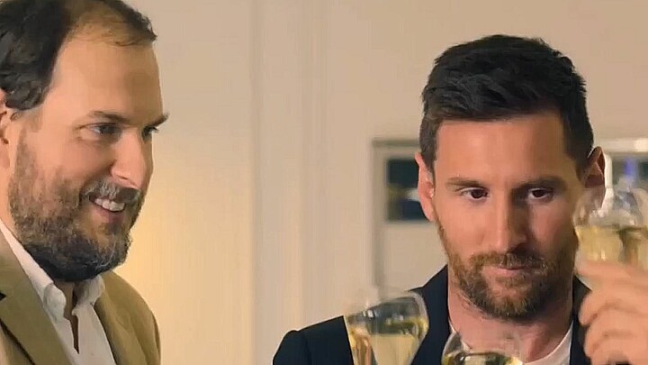 Leo Messi debuta com actor