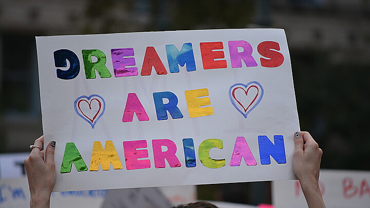 DACA protest in New York City in 2017