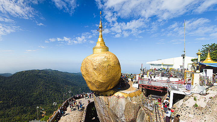 Pagoda de Kyaiktiyo, Myanmar