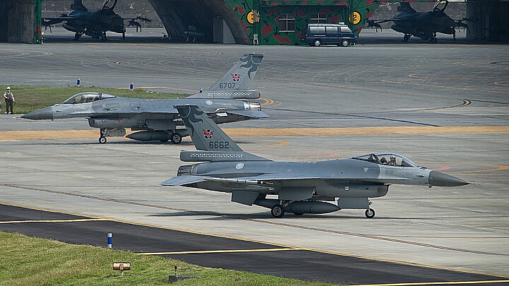 RoCAF Mirage and F-16 fighter jets remain alert in Taiwan amid tensions with China