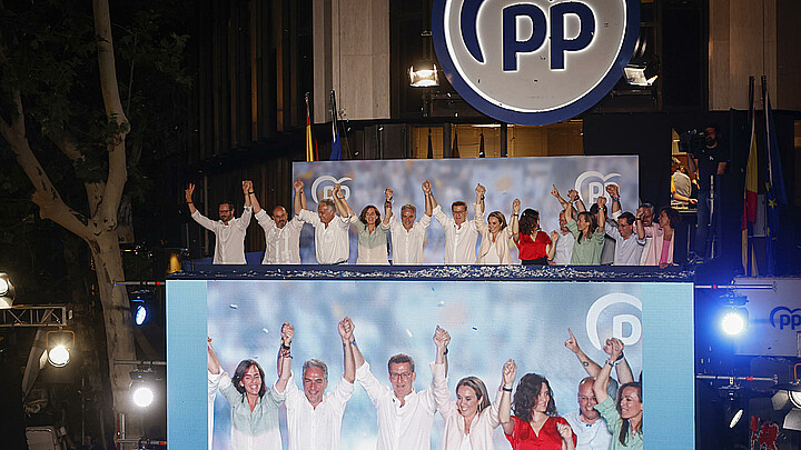 El conservador Partido Popular (PP), liderado por Alberto Núñez Feijóo