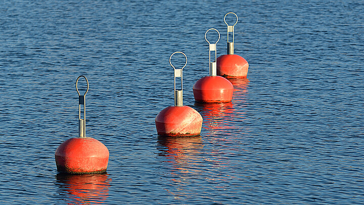 Red buoys 