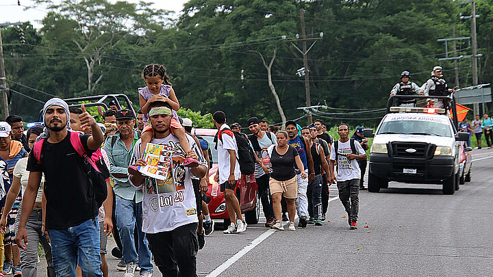 Venezolanos rumbo a EEUU