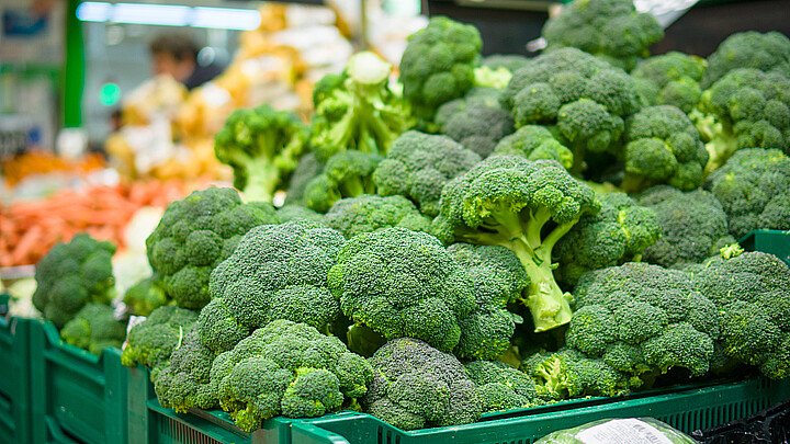Broccoli at supermarket
