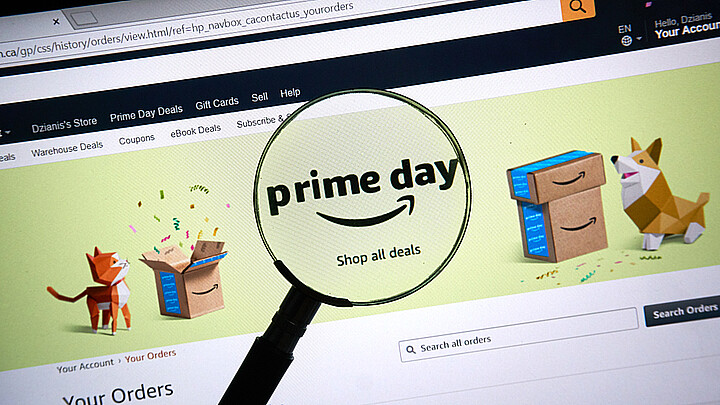 Página del Amazon Prime Day en el sitio oficial de Amazon