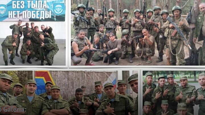 Cubanos mercenarios en Rusia
