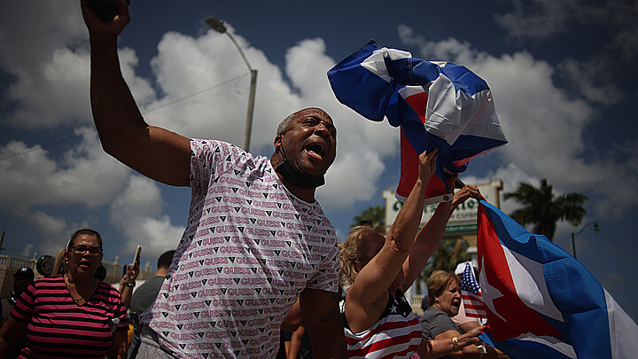 Cuba protests 